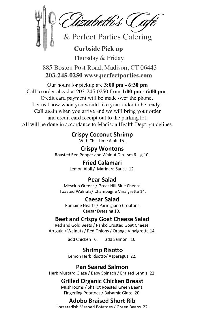 Elizabeths_Cafe's tweet photo. Curbside Menu and Specials - https://t.co/ZU7hodHerw https://t.co/yLjyBPDz6A