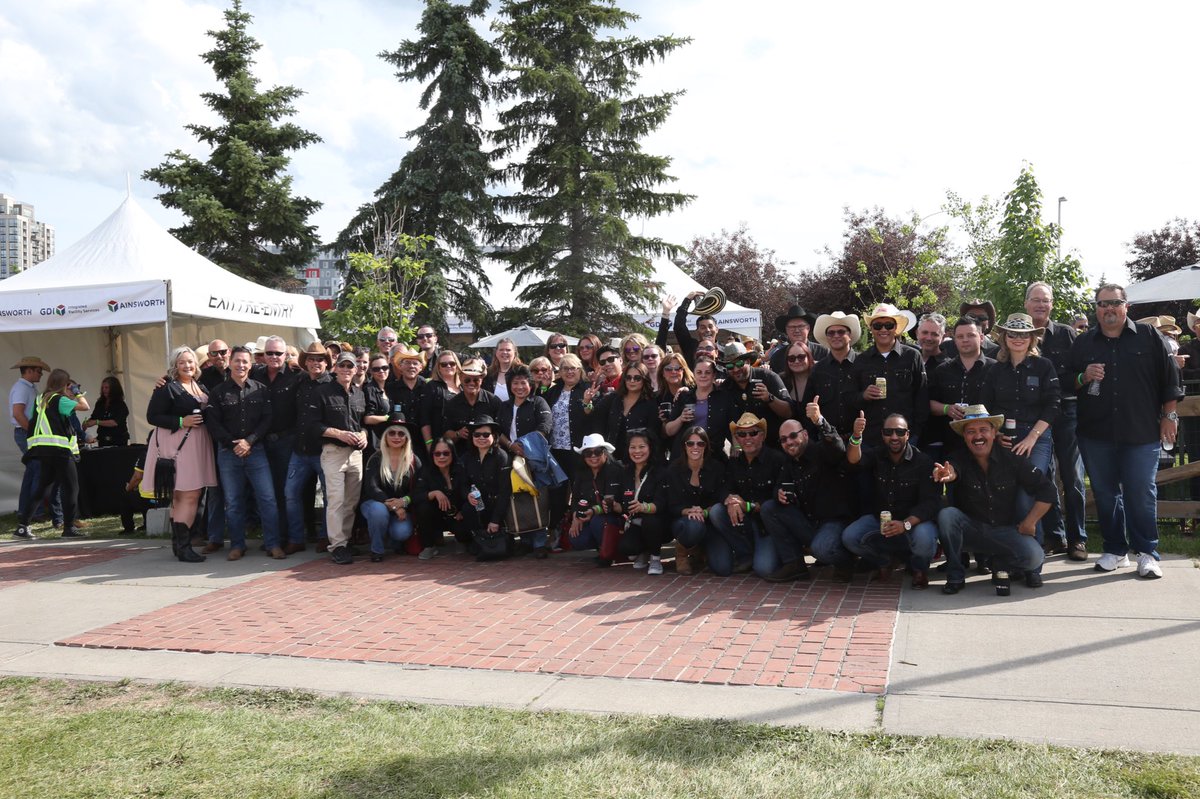 The <a href="/GDIServices/">GDI Facility Services</a> and <a href="/AinsworthInc/">Ainsworth Inc.</a> teams are definitely missing our friends today at what was supposed to be the 2020 Oxford Stomp. Until next year, take care everyone! 🎶🎸🎫🍻🎉 <a href="/calgarystampede/">Calgary Stampede</a> #yyc #oxfordstomp #livemusic