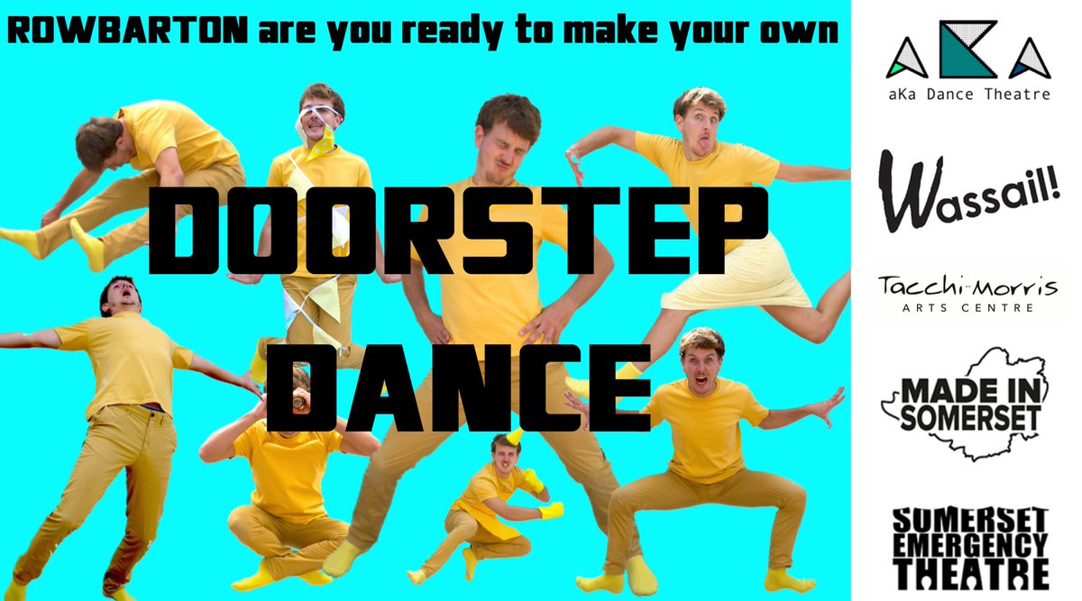 akadancetheatre's tweet photo. Doorstep Dance has arrived!
Starting its adventure in Rowbarton.
#taunton #rowbarton @TMAC_Taunton @wassailtheatre @ace_southwest @ace_national https://t.co/lZsaKGfZwV
