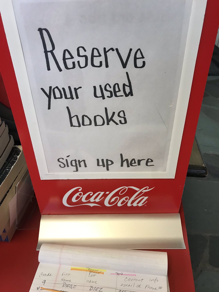 Don’t Forget to Get on the List!  Reserve your used books!  Call or Stop in Monday at <a href="/OLSMbookstore/">OLSM Bookstore</a>
