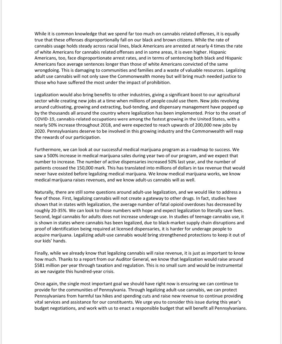SenTimKearney's tweet image. It's time we end cannabis prohibition. Legalizing and regulating cannabis would create jobs, boost the economy, and generate revenue. It would also reduce the number of people (especially Black and brown people) sitting in jail for cannabis use.