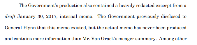 This is a common trick used by all of Andrew Weismann's disciples, which is what Van Grack is. Instead of providing the documents with exculpatory evidence in them, you hand over a SUMMARY LETTER that leaves all the exculpatory information out.