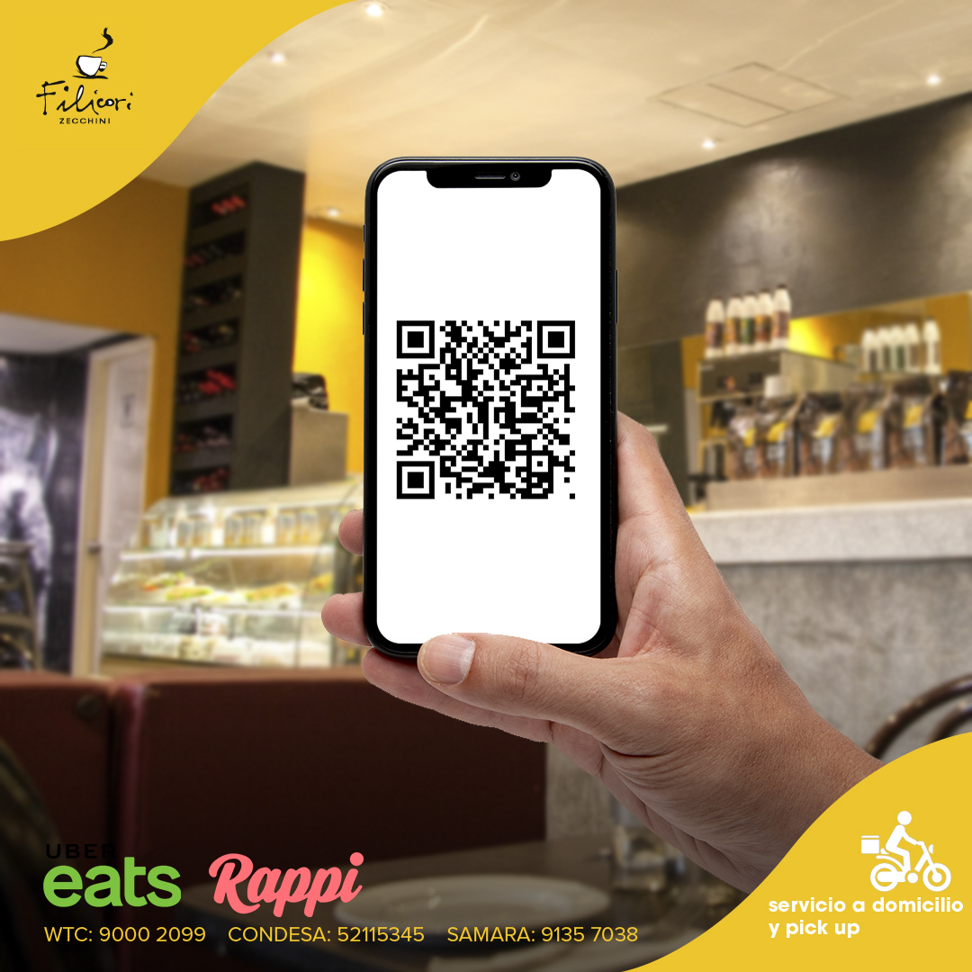 ¿Con hambre?

Ingresa el código QR en tu celular y descarga nuestro menú completo.

Pide a través de Rappi o Uber Eats