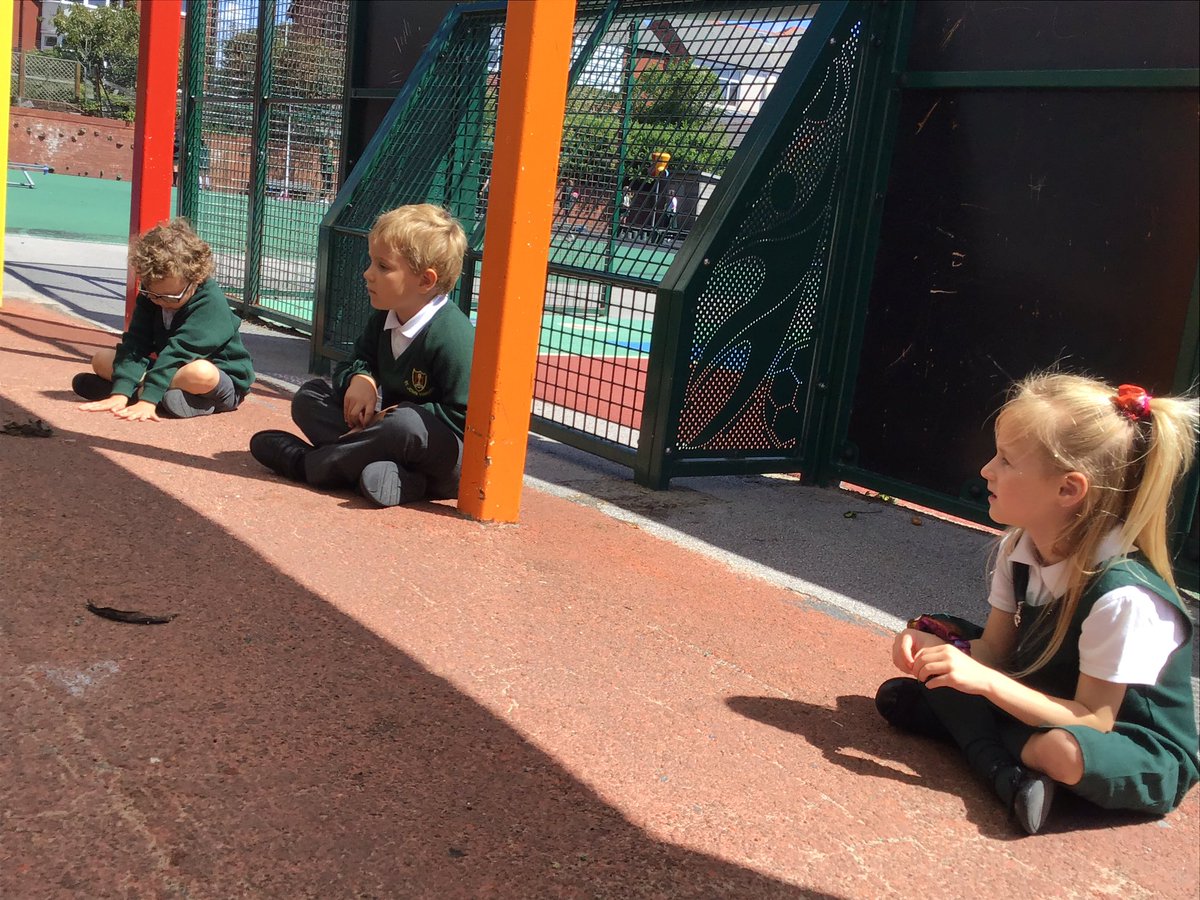 sjvblackpool's tweet photo. This afternoon we found a quiet spot outside for our class Worship ππ»thank you @CAFOD we have been thinking about a time we have found things difficult and how we can ask God our Father for the strength we need. ππ»#Bubble1B #SJVClass1HU #SJVClass1HA https://t.co/KcJkQh6hJm