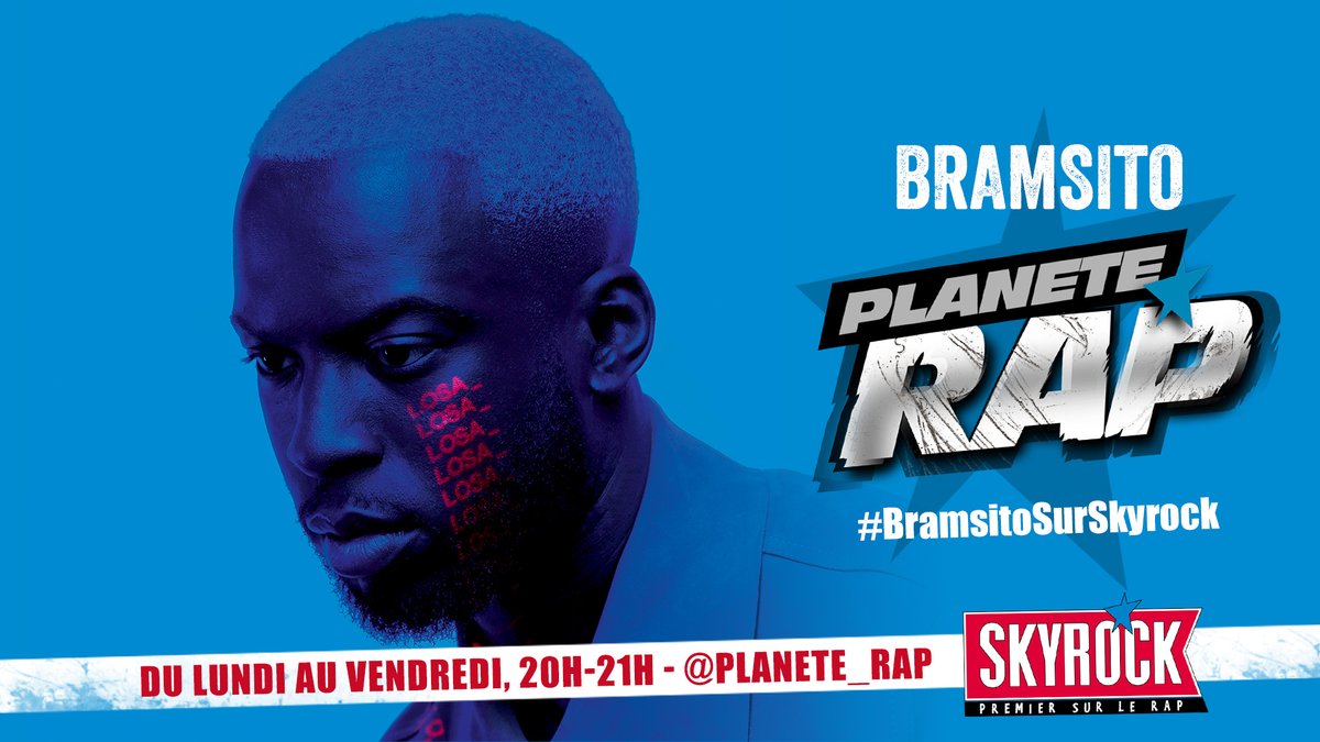 SkyrockFM's tweet photo. Après Criminel ft @Niska_Officiel découvre Losa, le deuxième album de @BramsitoB7 toute la semaine dans @Planete_Rap 🔥

Réagis sur #BramsitoSurSkyrock et suis le live vidéo depuis : 
▶️ Ton appli #Skyrock
▶️ Le site https://t.co/yJlUewjlfb
▶️ La chaîne #YouTube 
@SkyrockFM https://t.co/7UmyJMtfpD
