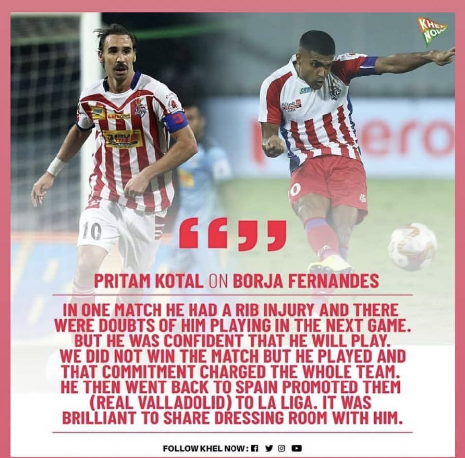 Es bonito que un compañero te recuerde así, aunque yo parezca salido de True Detective @KotalPritam 🙏🏽 @ATKFC @IndSuperLeague