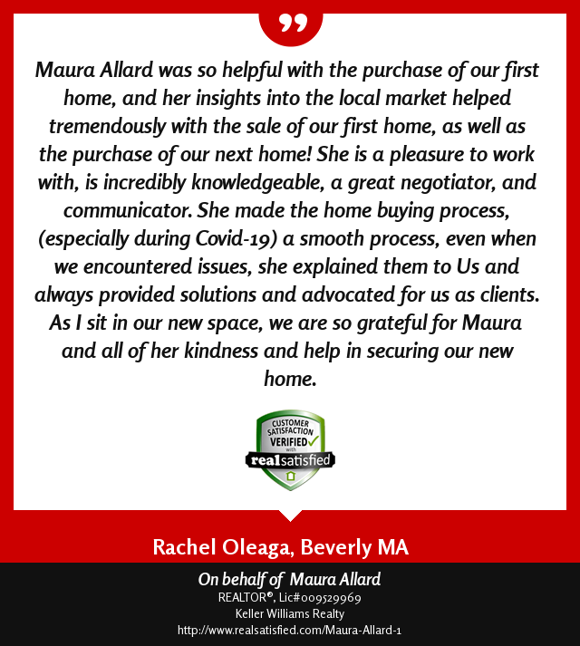 MauraAllardRE's tweet photo. Nothing feels quite like a satisfied client. https://t.co/JwStuJ6sn2 via @realsatisfied https://t.co/si4uP5mgrz