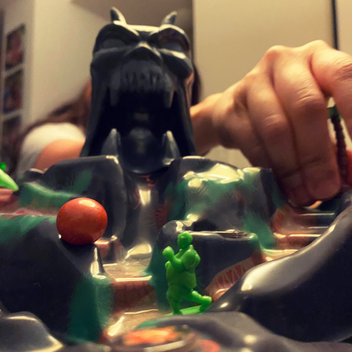 OptimistDad's tweet photo. Bringing out the Vul-Kar in all of us. #familygamenight #fireballisland #boardgames #gamenight https://t.co/rB3kt6OscX