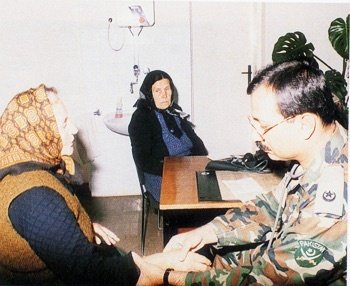 looking at a possible Bosniak extermination right under U.N/NATO nose Pakistan alone made secure zones under it's protection, defied U.N Embargo and airlifted weapons/equipment giving Bosniaks a fighting chance, gave 20million$ in Aid and set field clinics for women and children