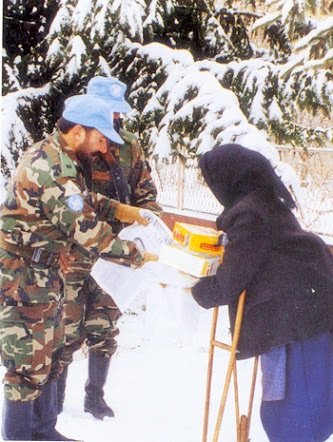 looking at a possible Bosniak extermination right under U.N/NATO nose Pakistan alone made secure zones under it's protection, defied U.N Embargo and airlifted weapons/equipment giving Bosniaks a fighting chance, gave 20million$ in Aid and set field clinics for women and children