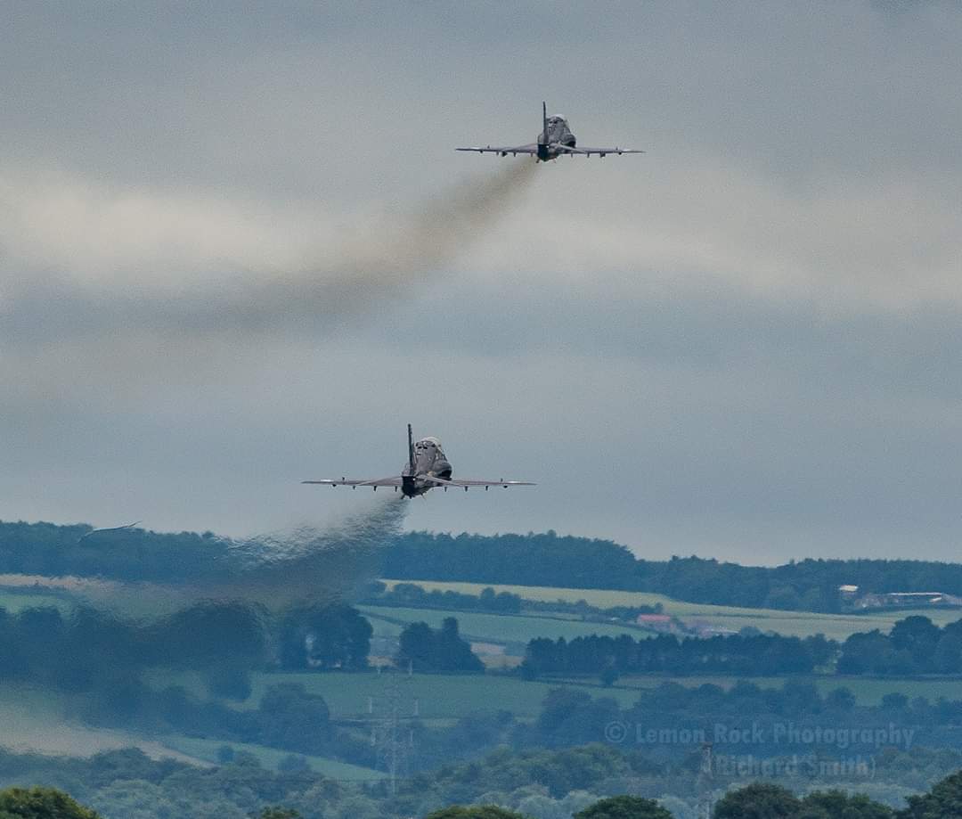 Just one from a relaxing day yesterday of 2x hawks from <a href="/RAF_Leeming/">RAF Leeming</a> departing <a href="/RAFLintonOnOuse/">RAFLintonOnOuse</a>.