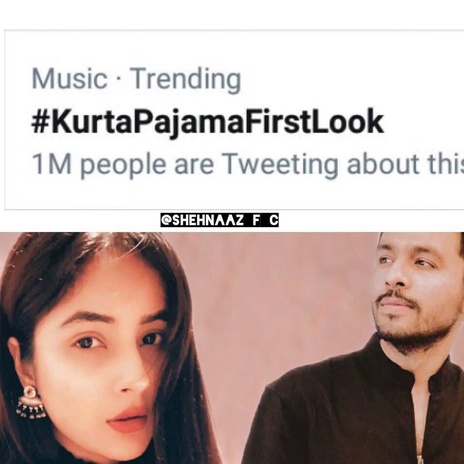heyy_boi_'s tweet photo. #KurtaPajmaFirstLook
1M done guys
Congratulations #Shehnaazians #tonnies @ishehnaaz_gill @TonyKakkar https://t.co/c8yt8Yngej