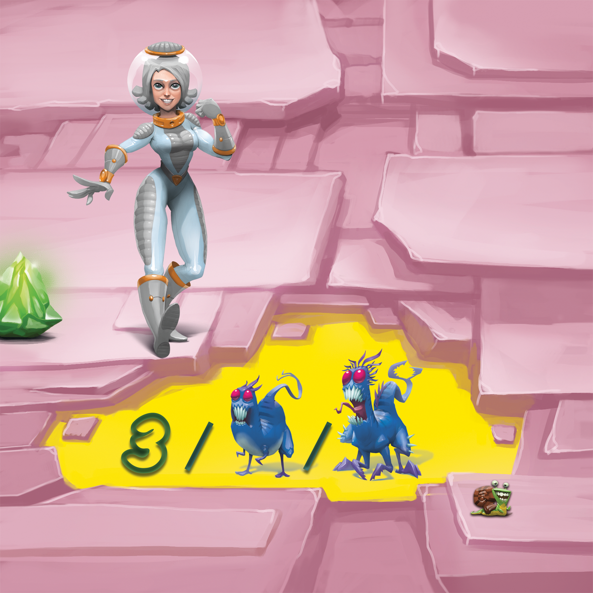 OpaBoardGames's tweet photo. As an Explorer in the world of Big Monster, your job is to traverse alien landscapes and discover new species. Sign up for our newsletter to receive this bonus Explorer tile, who's on the hunt for the blue Chicken of the Ice!

Sign up here: https://t.co/1urOsrYmzP https://t.co/zszDlxjj2p