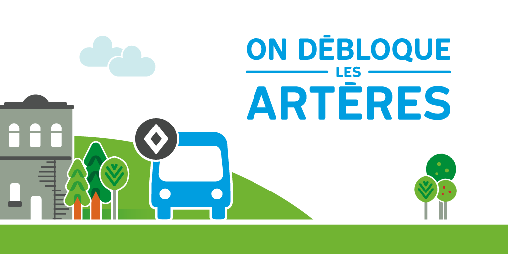 stminfo's tweet photo. [On débloque les artères] 🚌💨🔷 Dès lundi, une nouvelle voie réservée sera mise en service sur L.-H.-Lafontaine, entre l‘autoroute 40 et Curatteau! Les déplacements seront ainsi grandement avantagés sur #stm18, #stm428, #stm432 et #stm444! Détails ⏩ https://t.co/LRYQuRvfk7 https://t.co/5ECTnMon5n