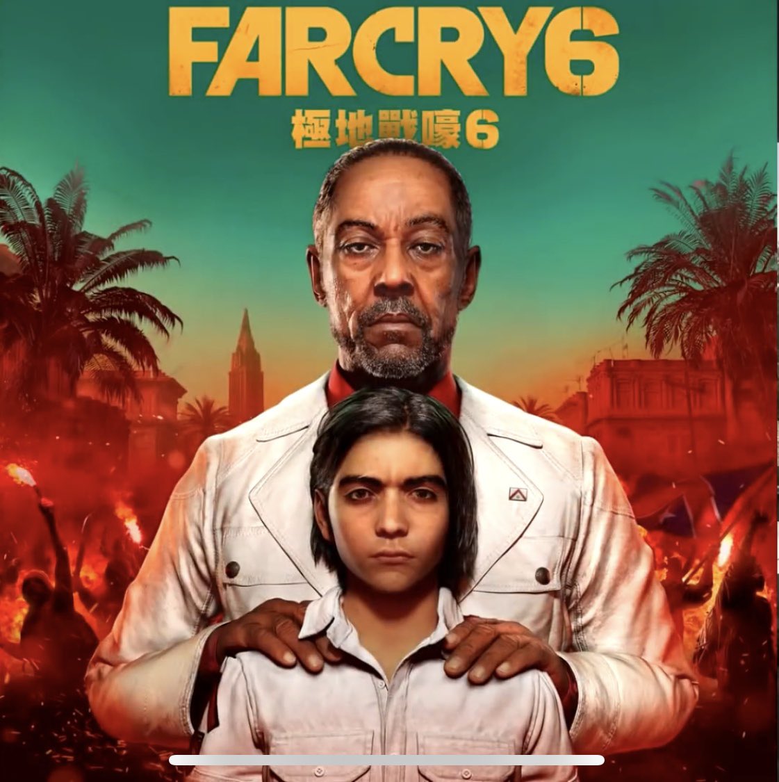 Venxms1's tweet photo. Far cry 6 teaser, anyone else notice that the collar of Giancarlo Esposito looks like devil horns on the kid who could be vaas as a young boy!
#FarCry6 #UbisoftForward #ubisoft #FarCry https://t.co/vMHMyqn1YT