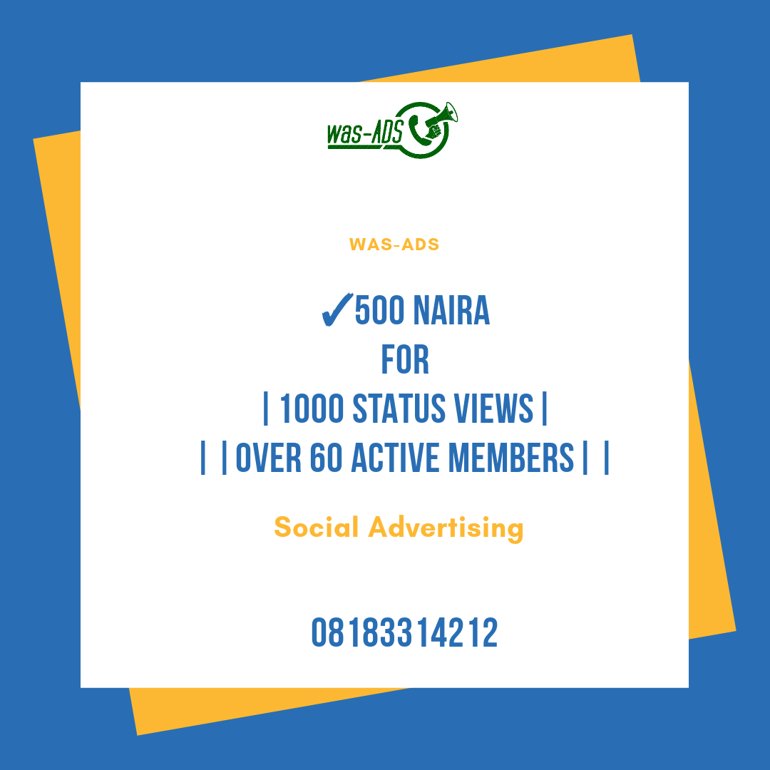 AirCoverMedia's tweet photo. Voluntary social Advertising on WhatsApp..
#SMEs #socialadvertising #tiktokdown #FridayMotivation #wasADS #SmallBusiness #EuropaLeague https://t.co/IP8aEoQnb7