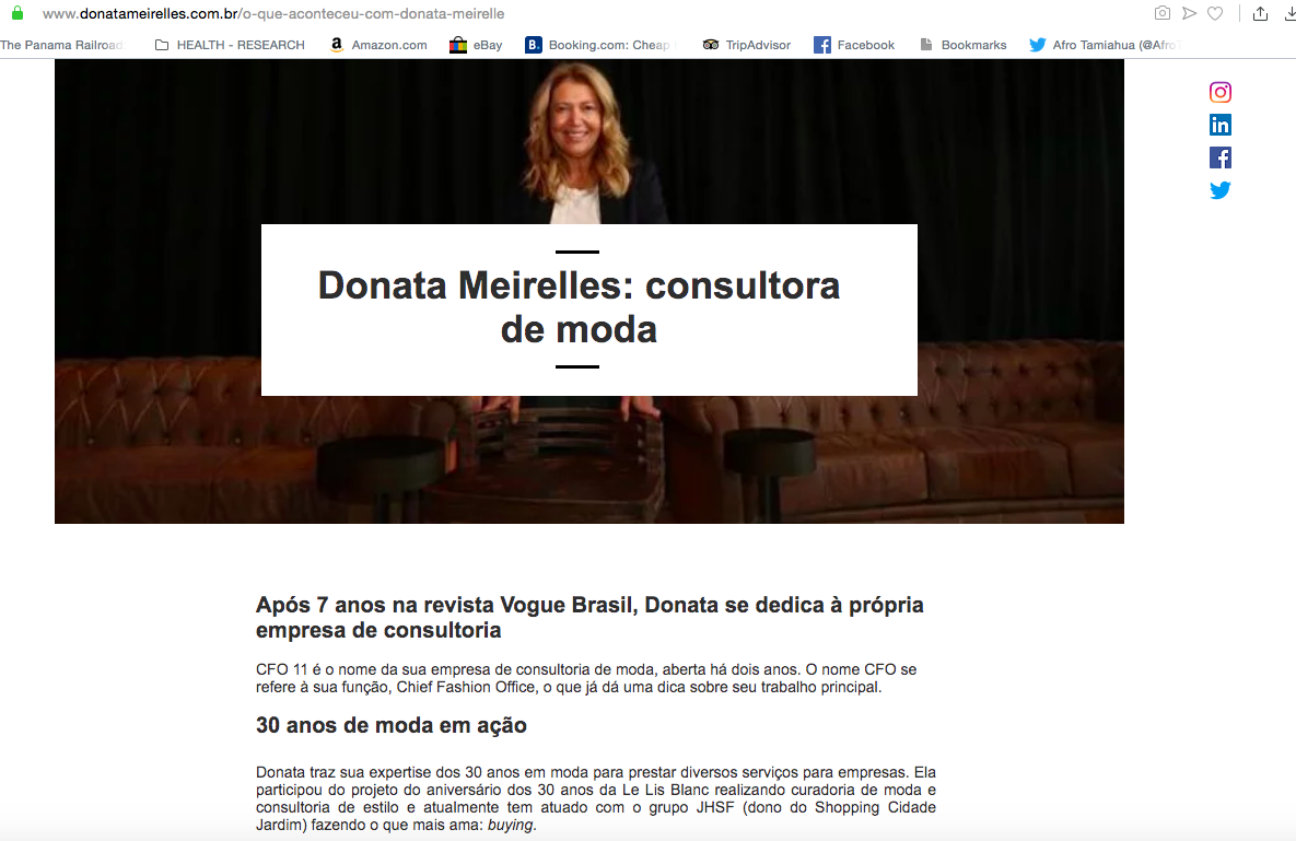 Shitbag white Brazilian Donata Meirelles resigned from Vogue Brazil last year after her slavery nostalgia 50th bday party. She is doing fine & posting fake solidarity IG posts & works as a consultant.Tell me again how racist white Latinxs so "different" than U.S. racists?