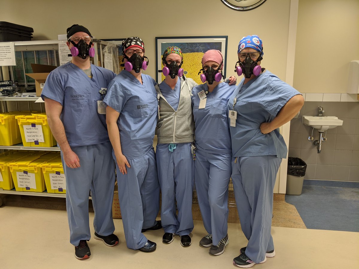 Happy #FaceMaskFriday! From homemade masks to reusable respirators, face coverings need to cover your nose, face, and chin to be most effective. Staff in our ICU remind you to wear a mask when physical distancing is not possible. And don't forget to wash your hands!