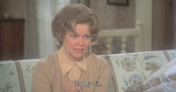 Alas, My Sin has been discontinued. It was a classic aldehydic floral, much loved by my mother’s generation (and apparently by Phoebe). My Sin's other moment in the movie spotlight is as Ellen Burstyn’s favorite perfume in the beloved SAME TIME, NEXT YEAR (1978).