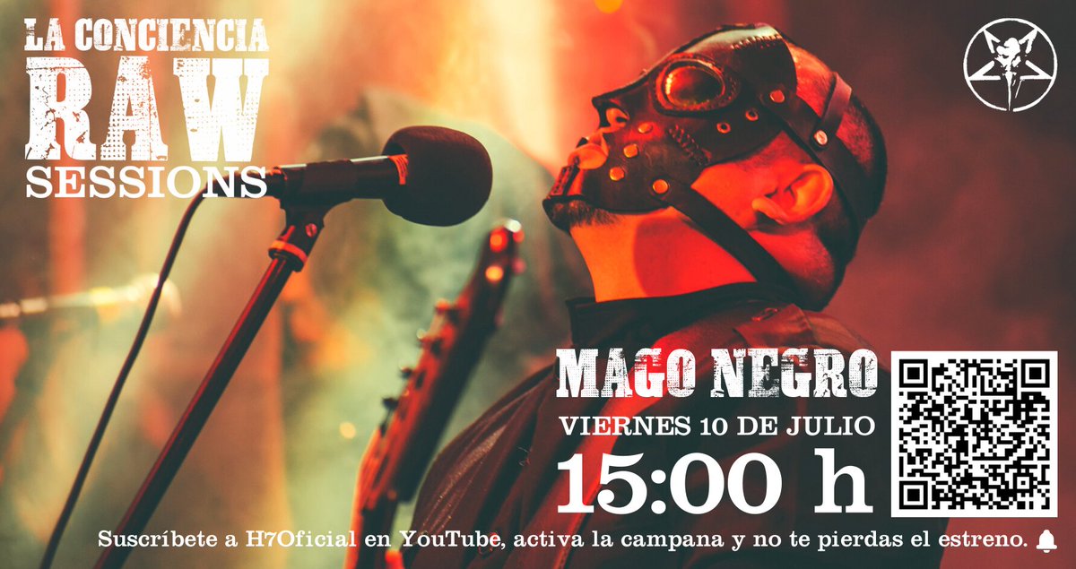 ¡HOY a las 3 pm!

Mis carnales HALCÓN7 <a href="/H7Oficial/">Halcón 7</a> lanzan video en vivo de MAGO NEGRO grabado en #RawSessions

Pásale a <a href="/YouTube/">YouTube</a> y activa la campana ya

👉bit.ly/2ALy5QM

RT<a href="/gsi_k/">Jessica AyalaBarbosa</a> <a href="/Klaus_Mtz/">Klaus</a> @midazdrummer <a href="/wendollynzul/">Wendollin Zul 💜</a> <a href="/SilviaCarlova/">Silvia Carlova</a> <a href="/joluchl/">jose luis chavez</a> <a href="/MetalCorrosivo/">Metal Corrosivo</a> <a href="/MXDistorzion/">MaximaDistorzion</a>