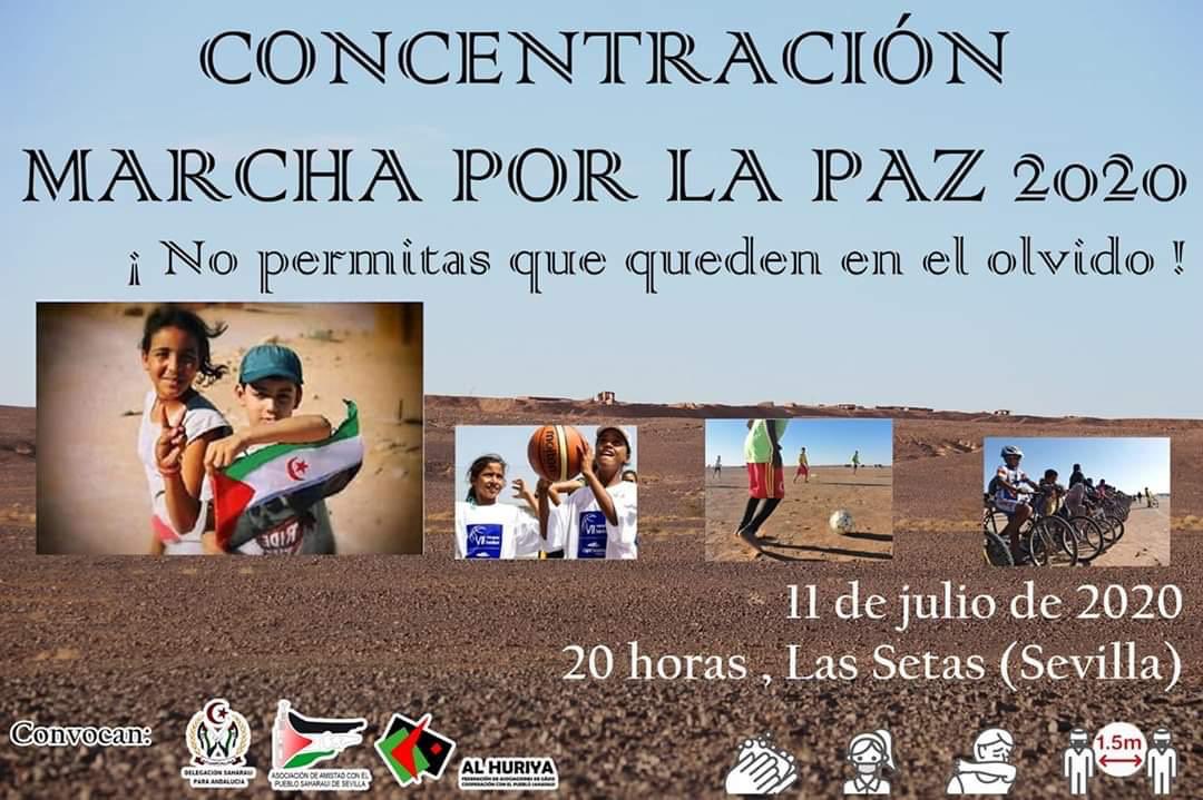 juandepca's tweet photo. Una vez más, en #Sevilla y con previsión de 40 grados, volveremos a gritar #SáharaLibertad #PolisarioVencerá https://t.co/8QEVtwrADs