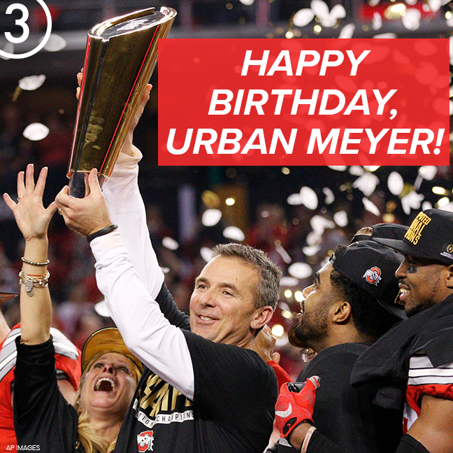 Join us in wishing Ashtabula native & Ohio State legend Urban Meyer a very happy 56th birthday!!  