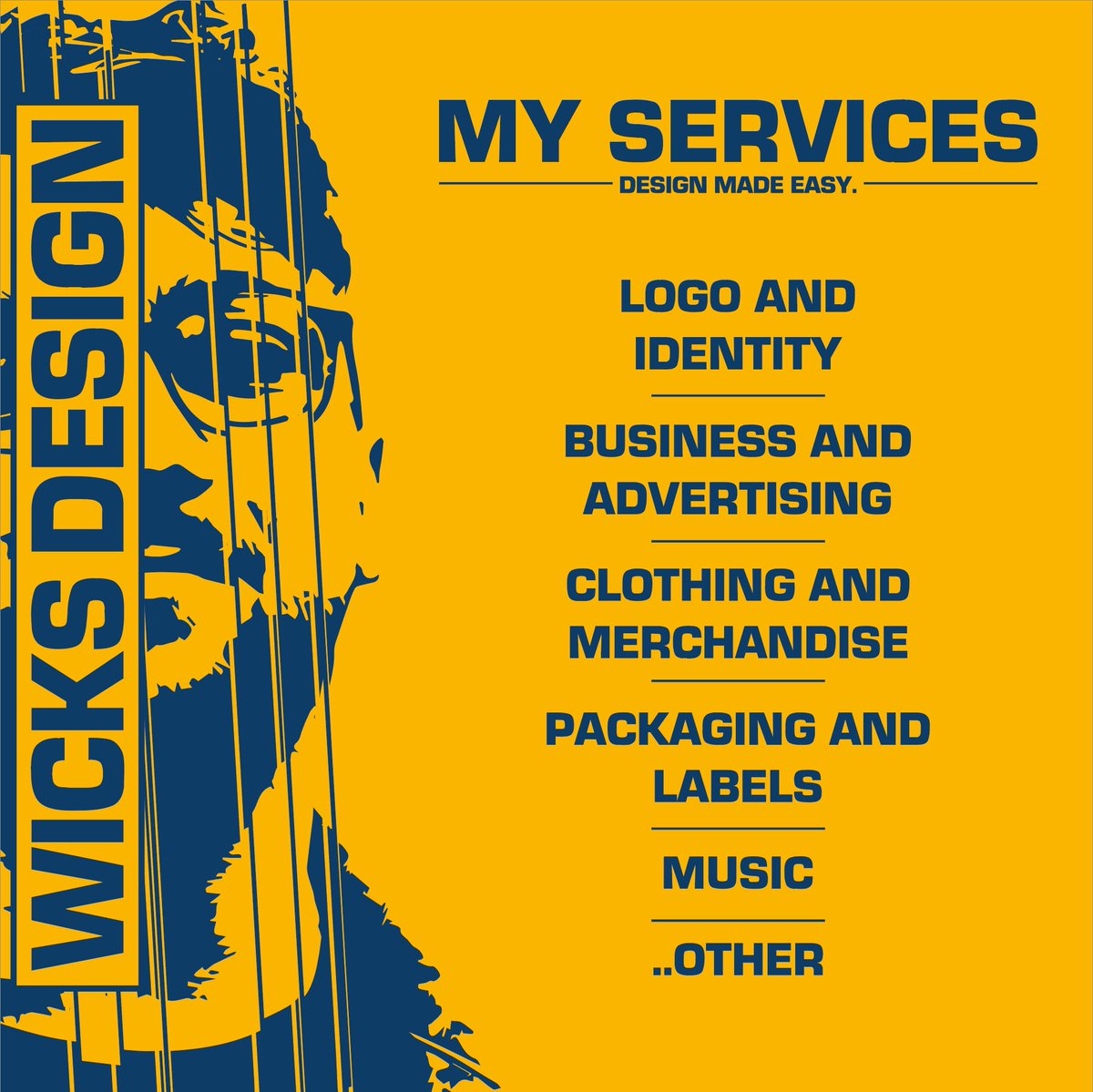 DesignWicks's tweet image. If you need any more information about what I can offer don't hesitate to get in touch 👍