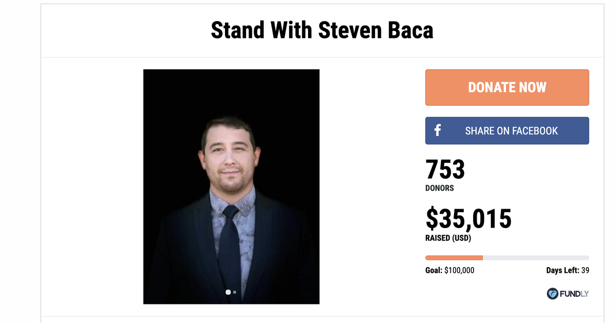 UPDATE: THANK YOU, 753 grass-roots donors who  #StandWithStevenBaca. We've crossed $35,000 based on word of mouth & no other big-name help from  @gop  @nra or  #coninc! Strength in numbers. Faith in truth.I am committed to helping every patriot targeted by Soros DAs any way I can.