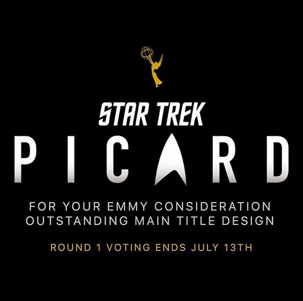 I’m excited and grateful to have had the opportunity to give a small contribution to the new Star Trek title sequence, congrats to the whole team. 3 days left to vote for the Emmy consideration!! #emmys2020  #StarTrek #Picard #prologue #prologuefilms #emmy
