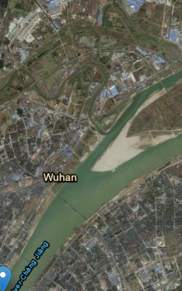  #ThreeGorgesDam  #ChinaFlooding #WuhanFlooding  #YangzteThis satellite image also shows recent flooding in Wuhan. What's interesting when you zoom in they use older imaging removing flooding in Wuhan. @WLaowai8 .