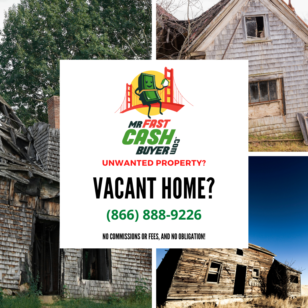 mrfastcashbuys's tweet photo. Do you have unwanted property?🏚️A vacant home? Give Mr. Fast Cash Buyer a call☎️and we will pay you fast cash💰for your home! No commissions. No fees. No obligations. Get your fast cash now!🤑#mrfastcashbuyer #fastcash #cashnow #wepaycash #webuyhomes #unwantedproperty #vacanthome https://t.co/Hab0tImhcw
