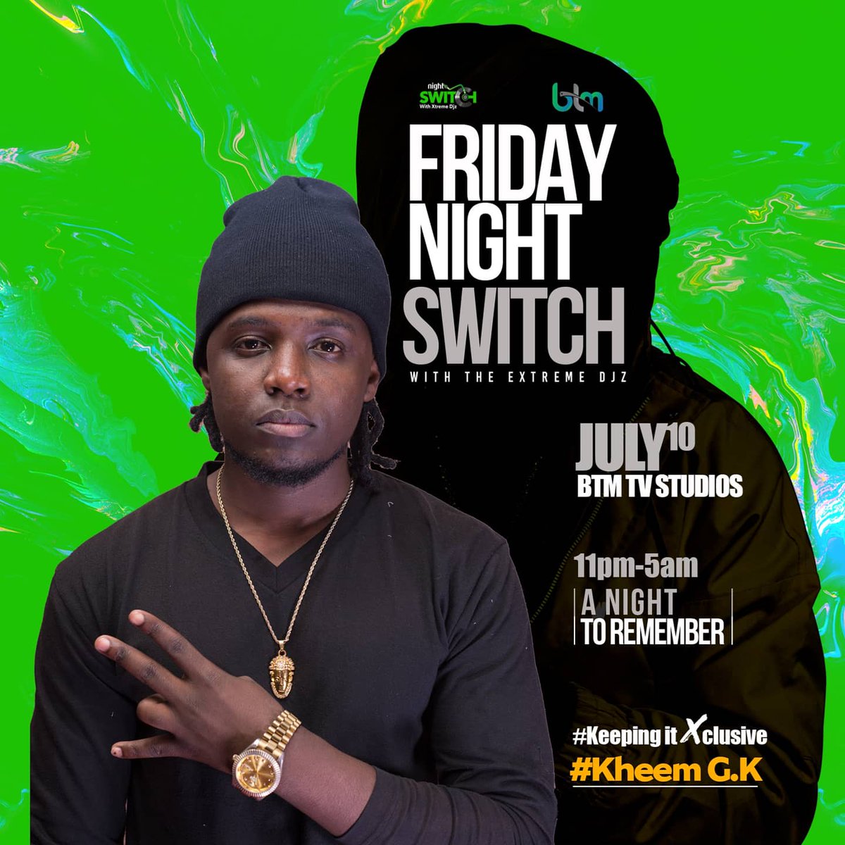 BTMTelevision's tweet photo. Switching you into the weekend vibe like the Boss that you are...๐๐ฝ๐ โฑ๏ธ11pm๐ฅ๐ฅ @Xtremedjz2561
@GkKheem @mckiyee @shadicsmith
#BTMNightSwitch๐ฅ๐ฅ We gatchu...๐๐ https://t.co/0WIr7FJqIP