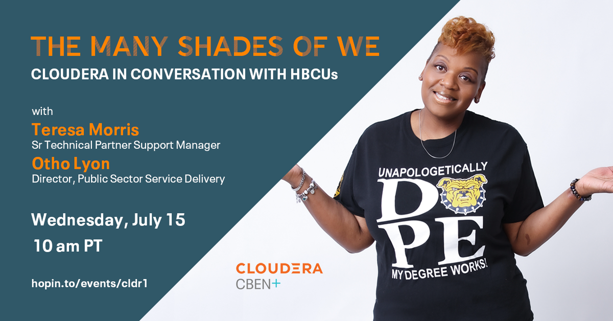Join us for the first inaugural #ManyShadesOfWe fireside chat with our Black Employee Network, where we'll be discussing career advice, technical roles, and the importance of #DiversityAndInclusion. 

This event is free and open to all! 
Register Today > hopin.to/events/cldr1