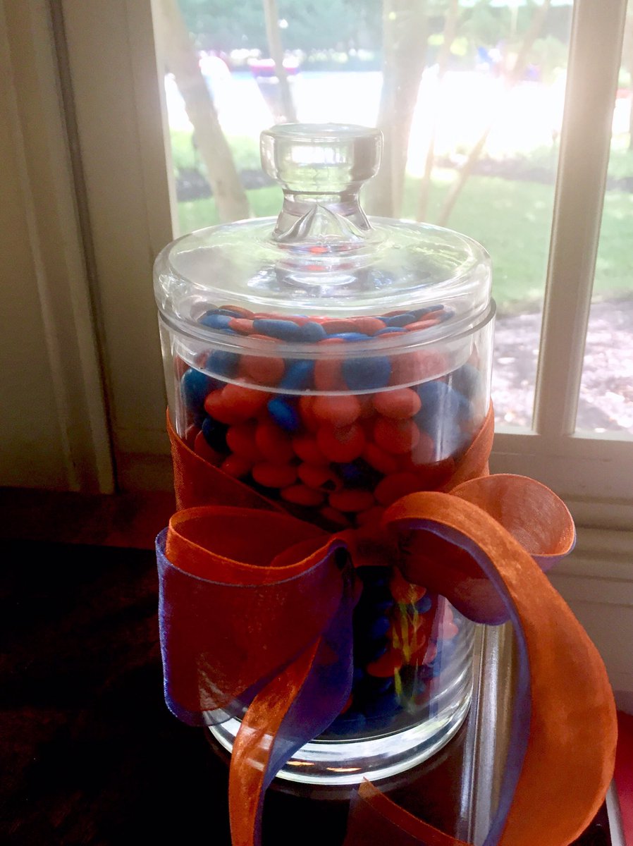 A very special gift, on a very special day, from a very special friend.  For the Gator alum who has almost everything he could ever want or ever need.  Thank you Jackie. ❤️ Thank you <a href="/mmschocolate/">M&M’S</a>. Go <a href="/UF/">FLORIDA</a> Gators!🐊