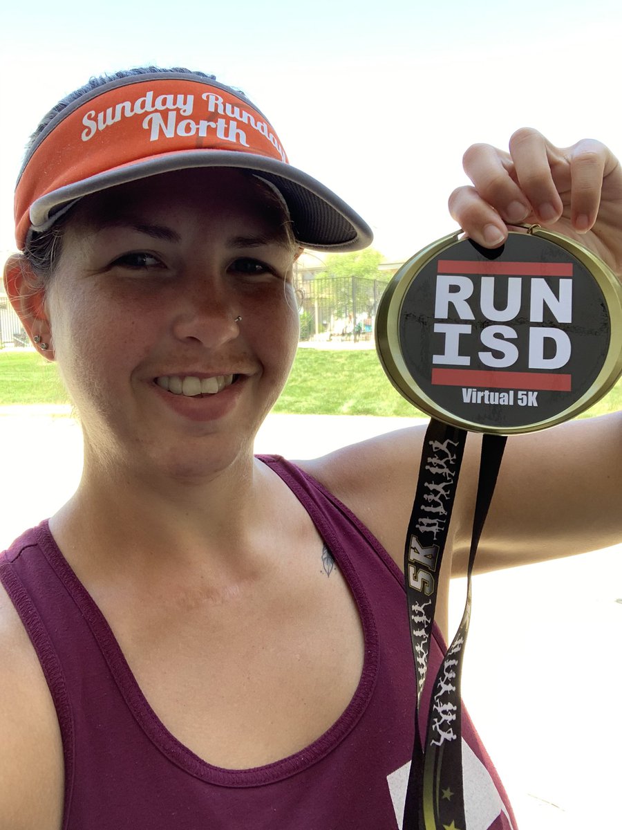 ISD virtual 5k done! <a href="/ISD_Wellness/">ISD Wellness</a>