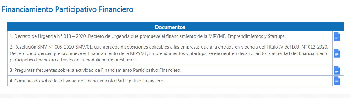 FinTechPe's tweet photo. Si quieres saber más del financiamiento participativo en el Perú infórmate en el portal de @SMVPeruOficial
https://t.co/4U8SsQLNGb
#Crowdfunding #FintechPeru #FinanzasInclusivas
@EmprendeUP @javeirrodolfo @MariaLauraCuya @APROFIN1 @FintechIberoAme https://t.co/52nYt3RZBN