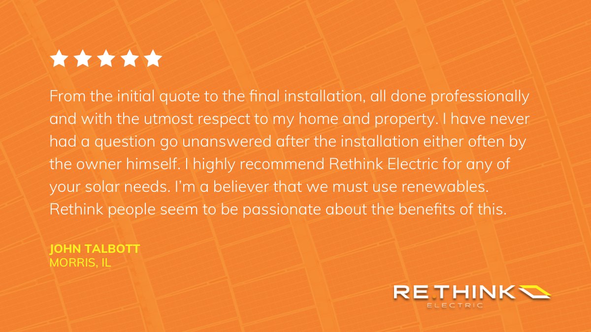 Hear what your neighbors have to say about our work and get your free consultation scheduled today!
 
rethinkelectric.com/about/reviews