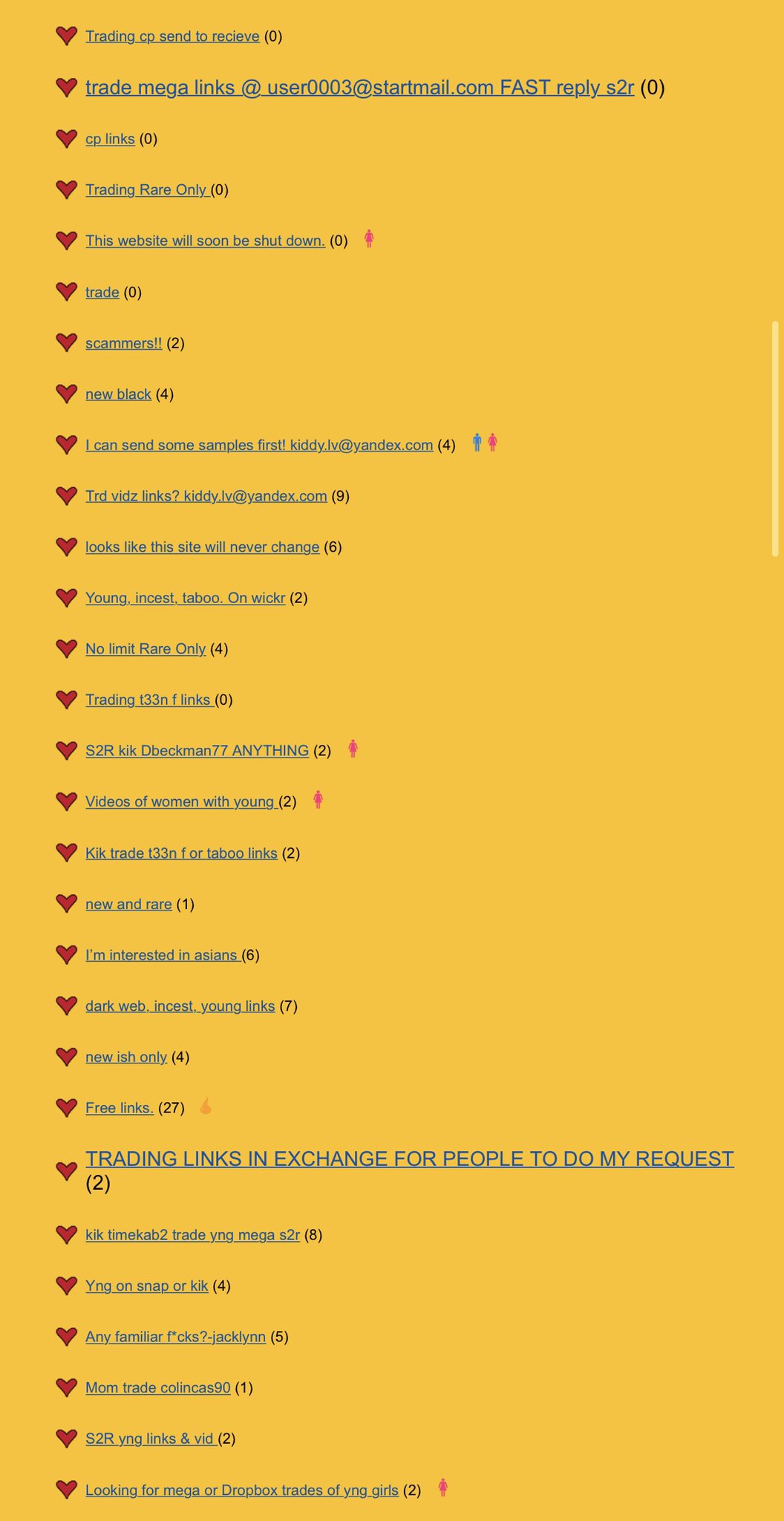 katie 🖤 on X: every time I think about child trafficking I think about  the surface website I've been reporting for over 5 years that has not been  taken down where people