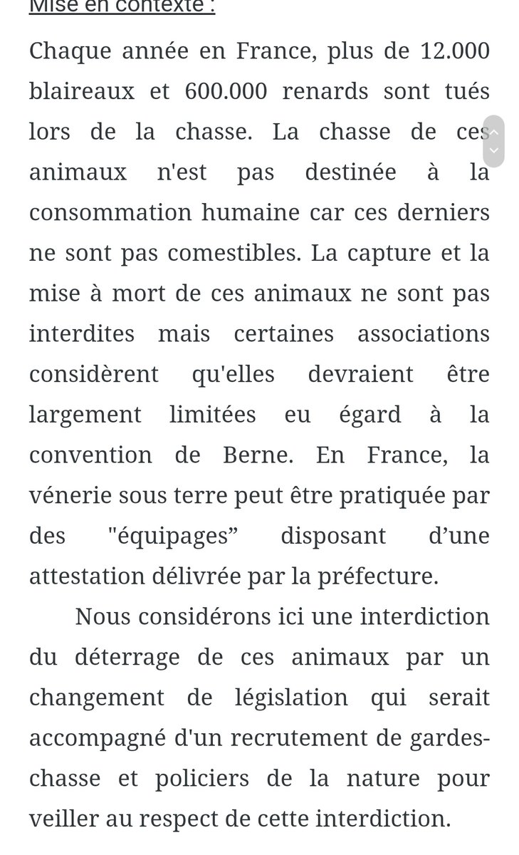 De plus, quand je regarde comment est posée la question...En effet, vous ne donnez aucune explication sur le but de ses prélèvements donc, moi, à la question "êtes vous pour ou contre le massacre des renards", j'aurai tendance à dire que le panel va répondre "contre" 