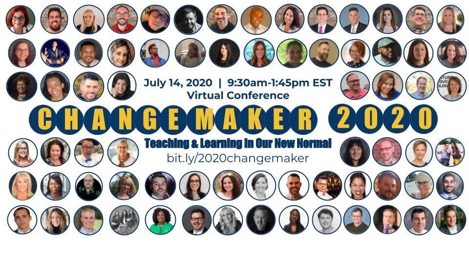 bev_carlse's tweet photo. "I'm going! Join me at #2020Changemaker, a FREE virtual PD virtual conference for educators on Tuesday, July 14th (930am-245pm EST). Register here: https://t.co/1yRHL6CKid!" https://t.co/a17PAsOhVd