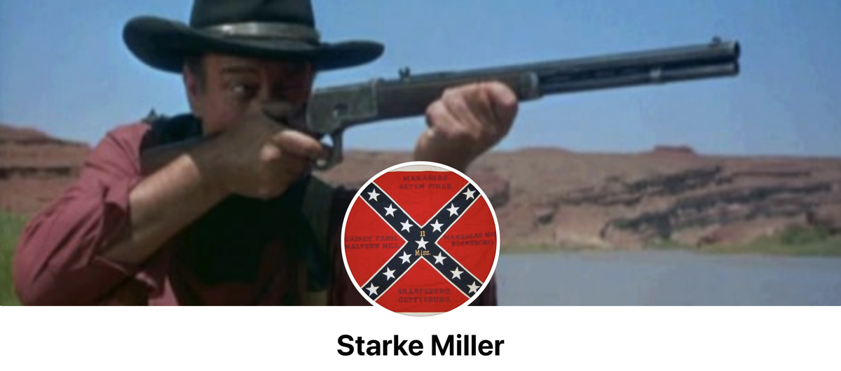 (Honestly, I have no idea about the content, but one of the talking heads is Starke Miller, of Miller Civil War Tours fame. I’ve included a shot of Starke’s FB profile if you’re curious.)