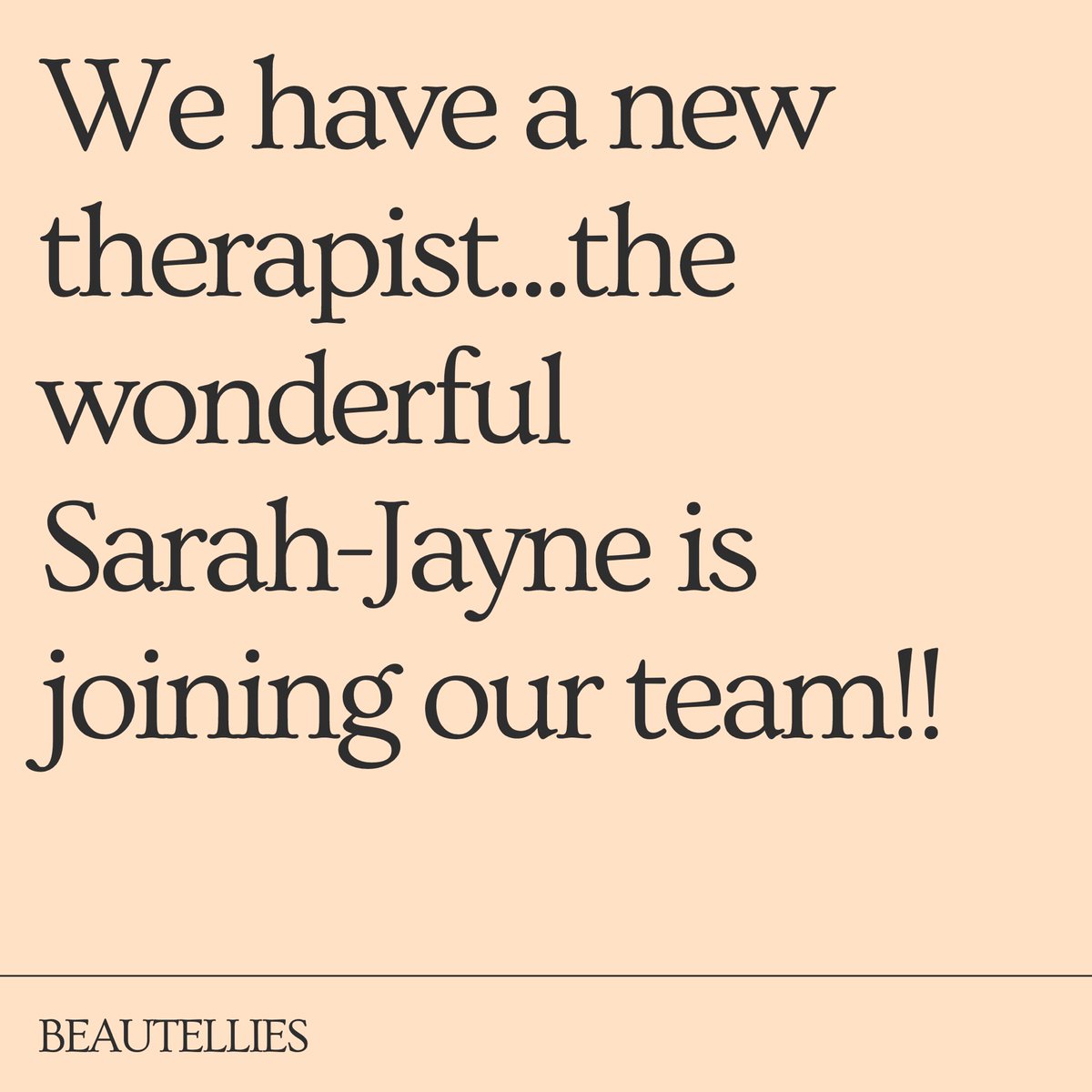 Exciting times ahead!! Whilst in lockdown We’ve nabbed up the wonderful Sarah-jayne to join us! Sarah-Jayne is a fully qualified level 3 beauty therapist. Sarah-Jayne has been qualified in the beauty industry since 2008 and brings a wealth of experience - welcome to our team 🤍