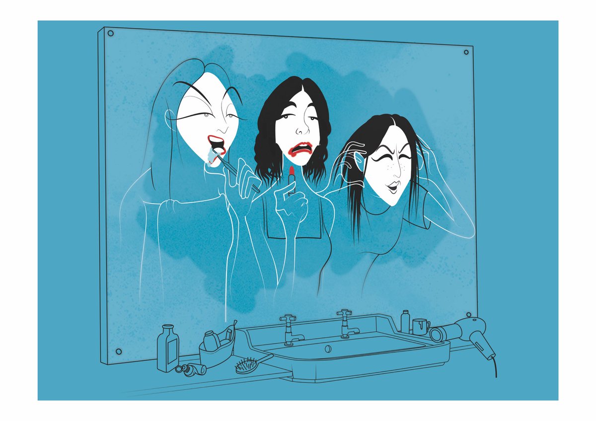 aaronleechART's tweet photo. New doodle! @HAIMtheband @jizziemcguire @babyhaim https://t.co/rQo2vKrHC8