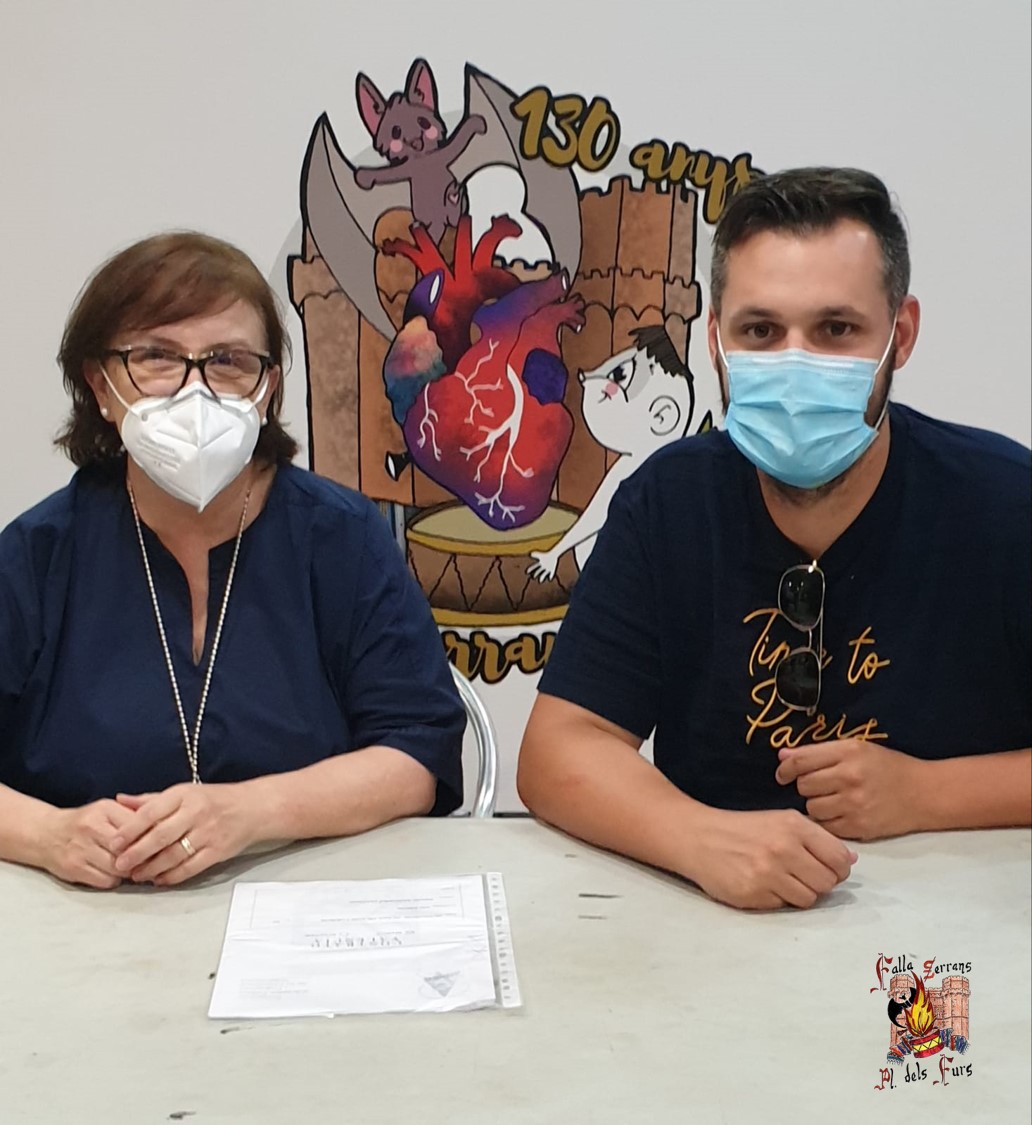 La <a href="/fallaserranos/">Falla SerranS-Pl.dels Furs</a>  hace oficial, con la firma de sus #contratos para el ejercicio 2021/2022, a los artistas <a href="/david_ojeda_a/">David Ojeda Amoros</a>  (Falla Infantil) y #DavidSanchezLlongo(Falla Grande).