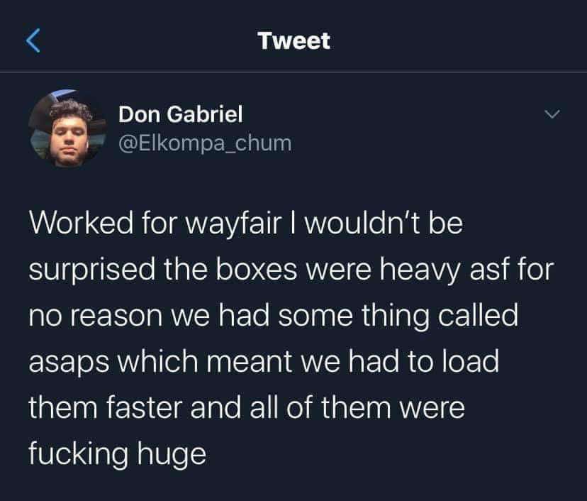 gospelrapmenace's tweet photo. #Wayfair is caught up in sex trafficking!? Lots of evidence. Missing girl names on items for sale. A freaking pillow case selling over 10k, shower curtains etc. The most raggedy looking items for a huge price! Apparently they was shipping bodies. LORD Jesus! #wayfairtrafficking https://t.co/EwILkd9x0s