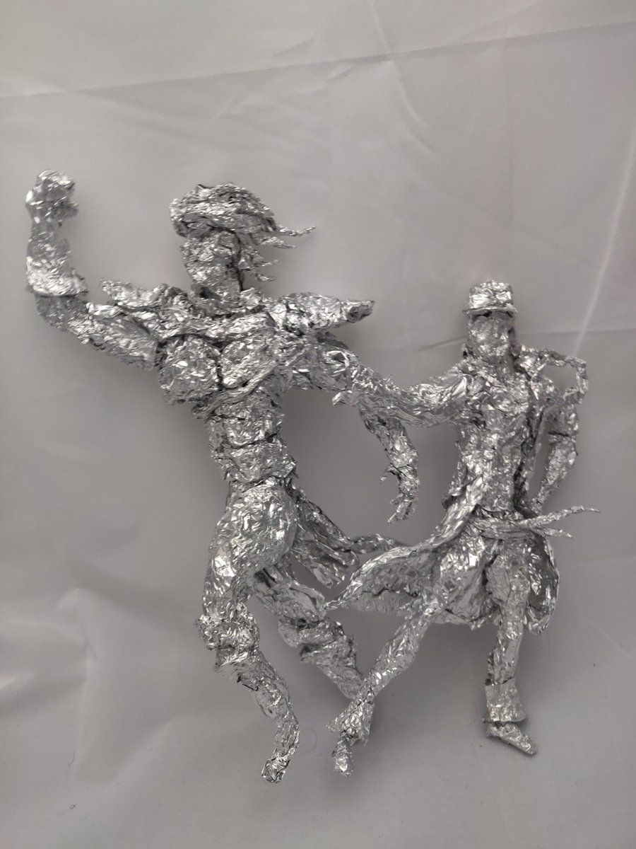 TheFoilGuy on X: Tusk Act 4 from Jojo's Bizarre Adventure - Aluminum Foil  Sculpture #foil #sculpture #art #fanart #anime #jojosbizarreadventure  #tuskactIV  / X