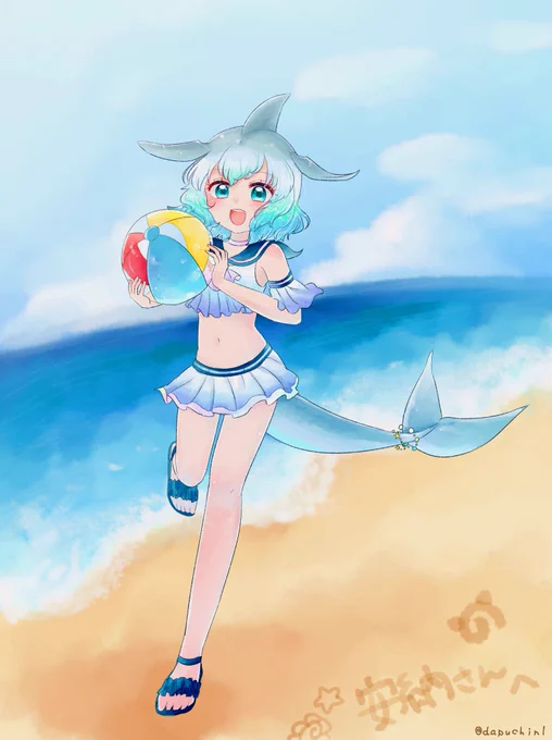 水着姿のバンドウイルカちゃん 
https://t.co/q4nw5ate3Q 