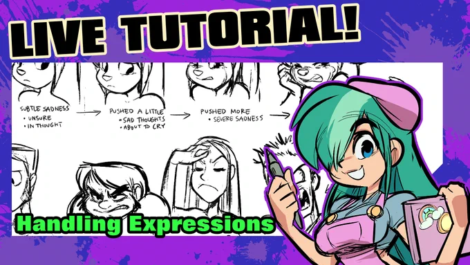 if you missed the Live Tutorial it's on YouTube
Handling Expressions https://t.co/hPbrFoVtPl #LiveTutorial #Drawing 