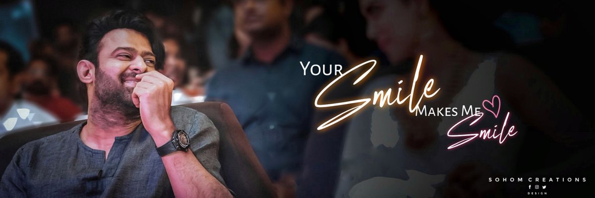 MadhavNethi's tweet photo. Your Smile Makes Me Smile #Prabhas
#RadheShyam #Prabhas20 https://t.co/UitPM8aL5P
