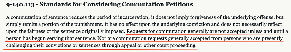 Roger Stone wants commutation, and Trump is giving it...without him applying. So apparently there are two rules:1. You have to go to prison.2. You can't be seeking appeals or a new trial.Roger hasn't yet been to prison, and Trump admits...he's seeking a new trial! 